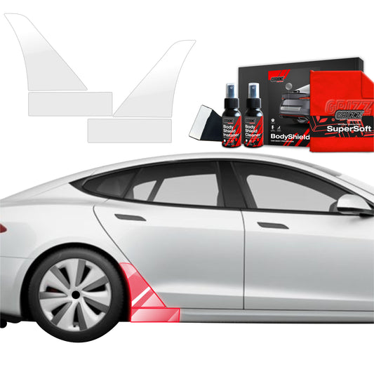4in1 Protective film for wheel arches for Tesla Model S (2023-2025)
