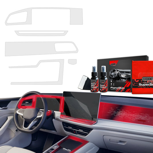 5in1 Grizz protective interior film Volkswagen Passat B9 12,9" (2024-2025) Anti-fingerprint PianoSkin