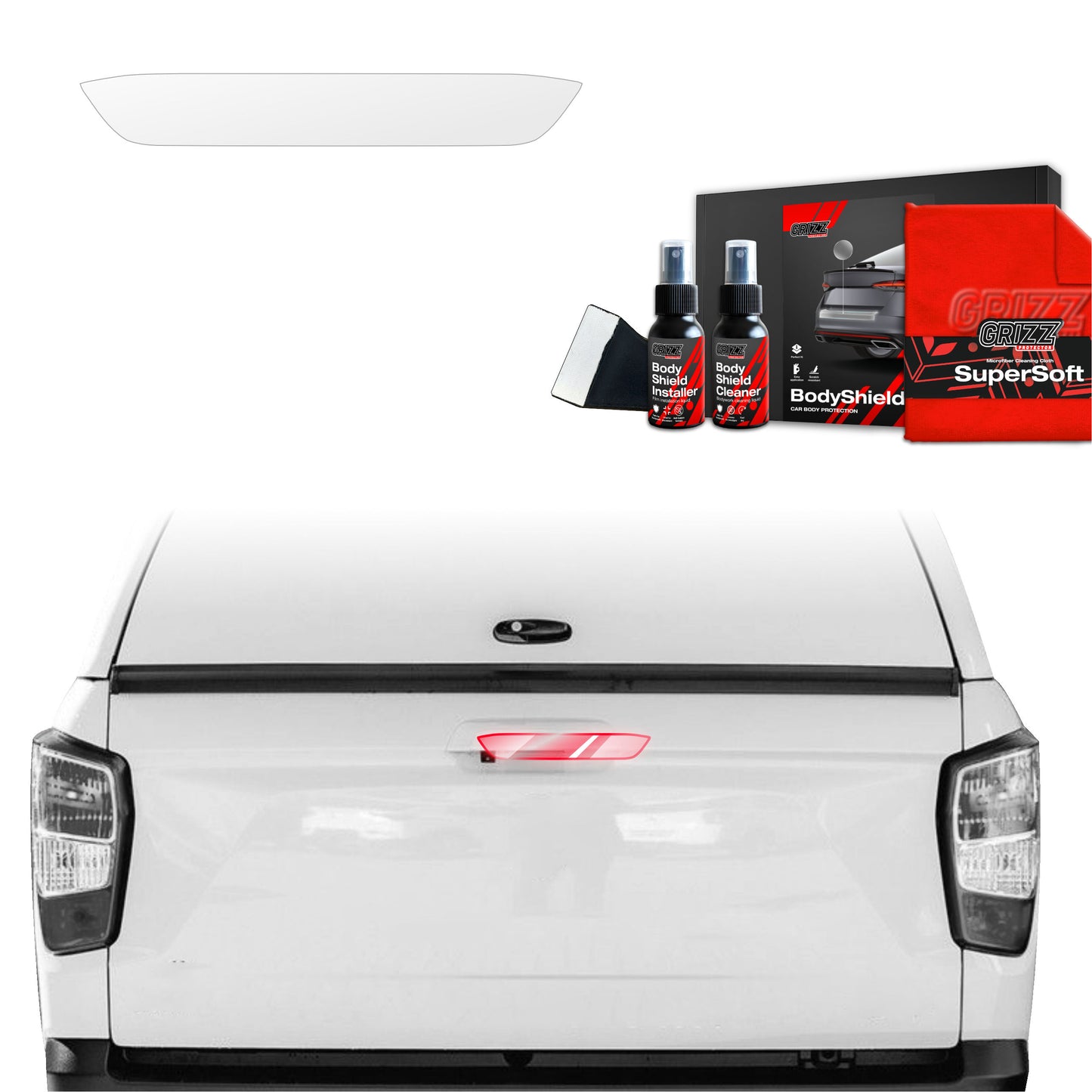 Protective film for the tailgate handle for SsangYong Musso (2023–2025)