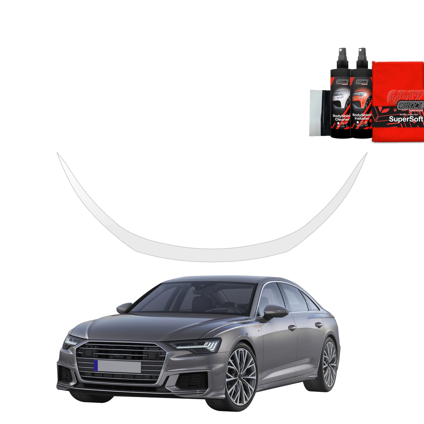 Protective film for hood for Audi A6 C8 Sedan (2018-2023)