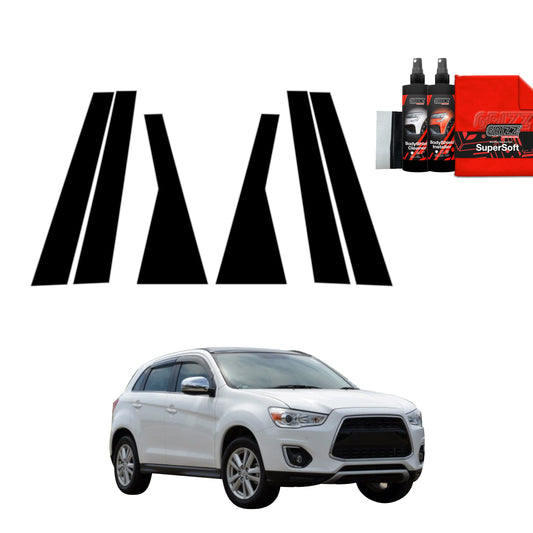 10w1 Black film for pillars for Mitsubishi ASX (2010-2019)