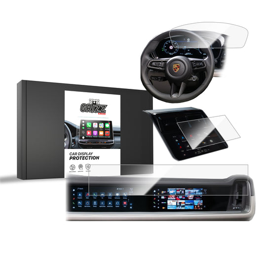 Ceramic screen film Porsche Panamera 3 12,3" + 10,9‚Äú (2024-2025) Grizz 3in1