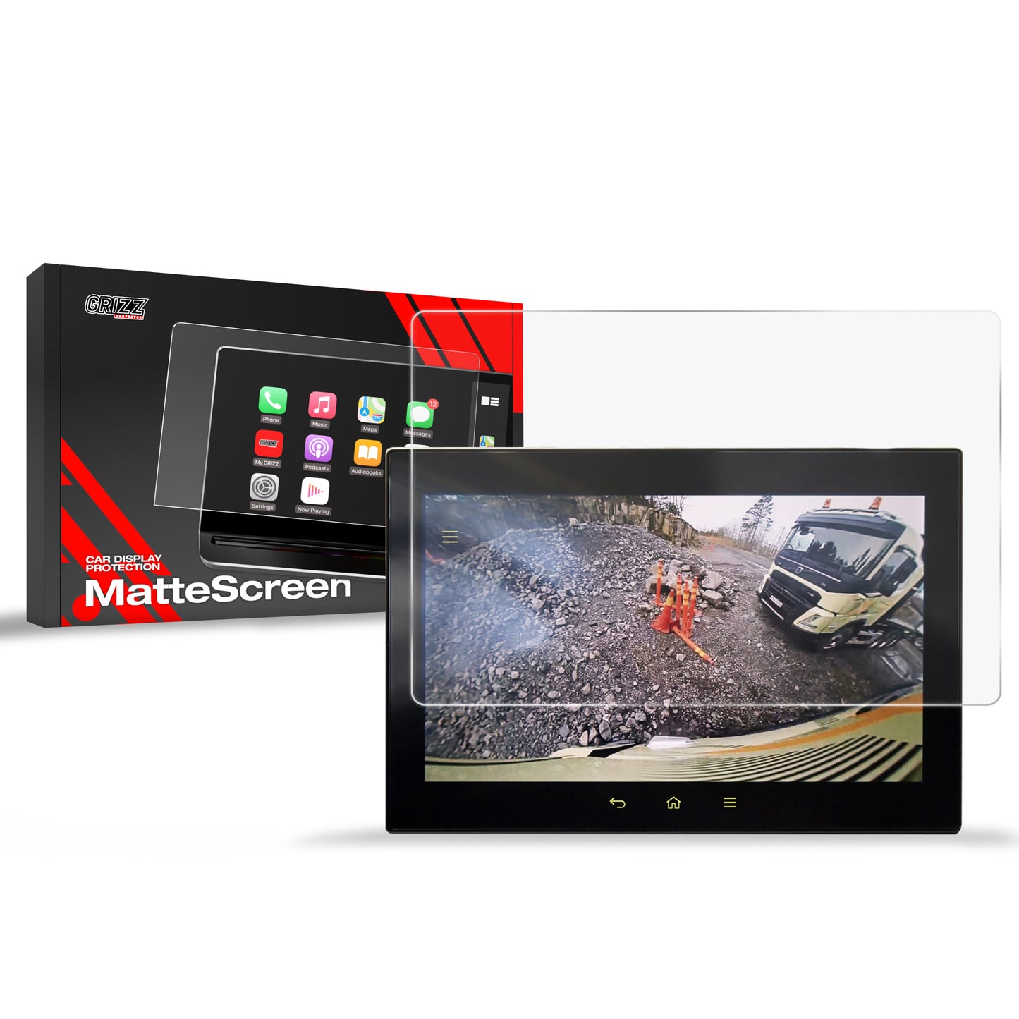 Anti-fingerprint screen film Volvo FH (2023-2025) Matte Grizz