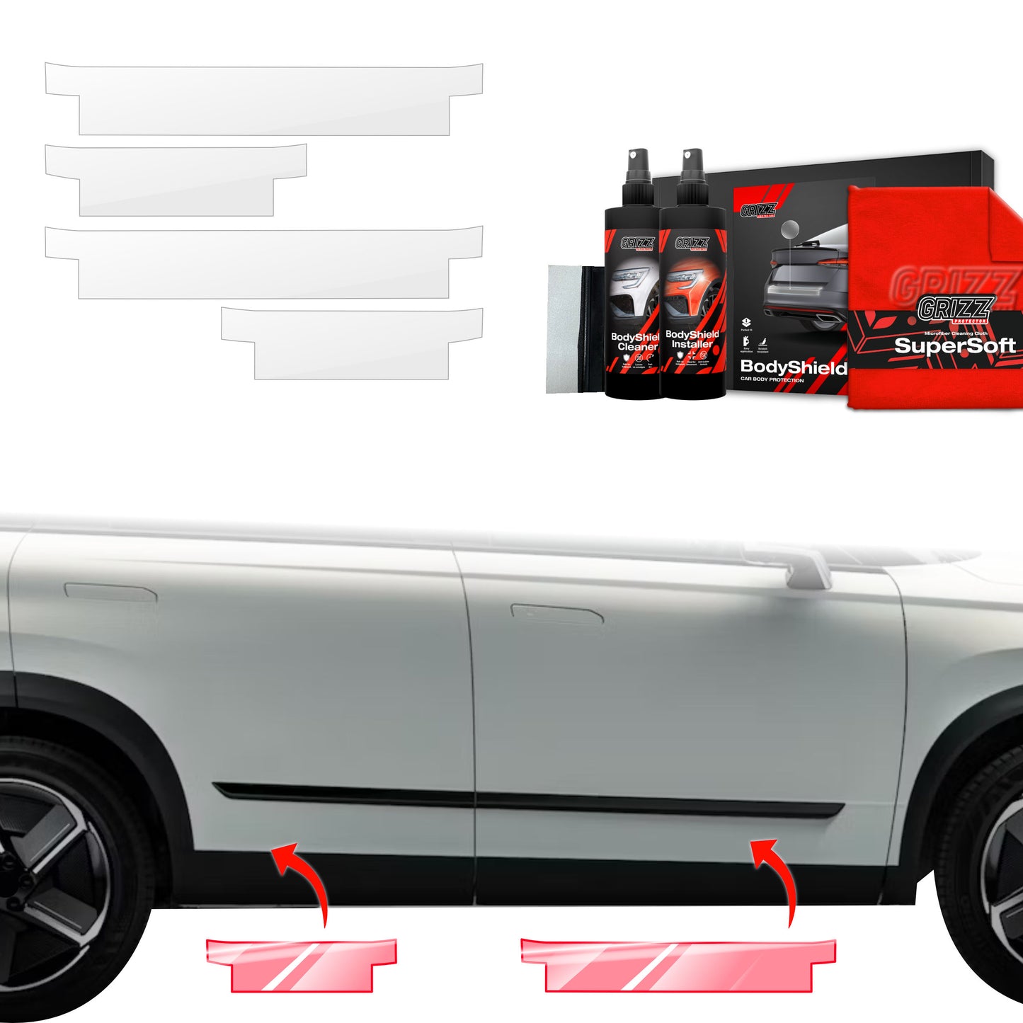 4in1 Protective film for sills for Jaecoo J7 (2024-2025)