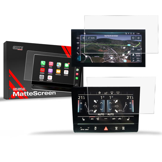 Anti-fingerprint screen film Audi Q8 e-tron (2022-2025) Matte Grizz 2in1