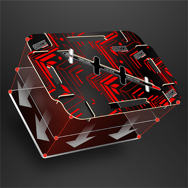 Folia Anti-fingerprint z aplikatorem Grizz Easy do Tesla Model 3 Highland Tylny Screen (2023-2024)