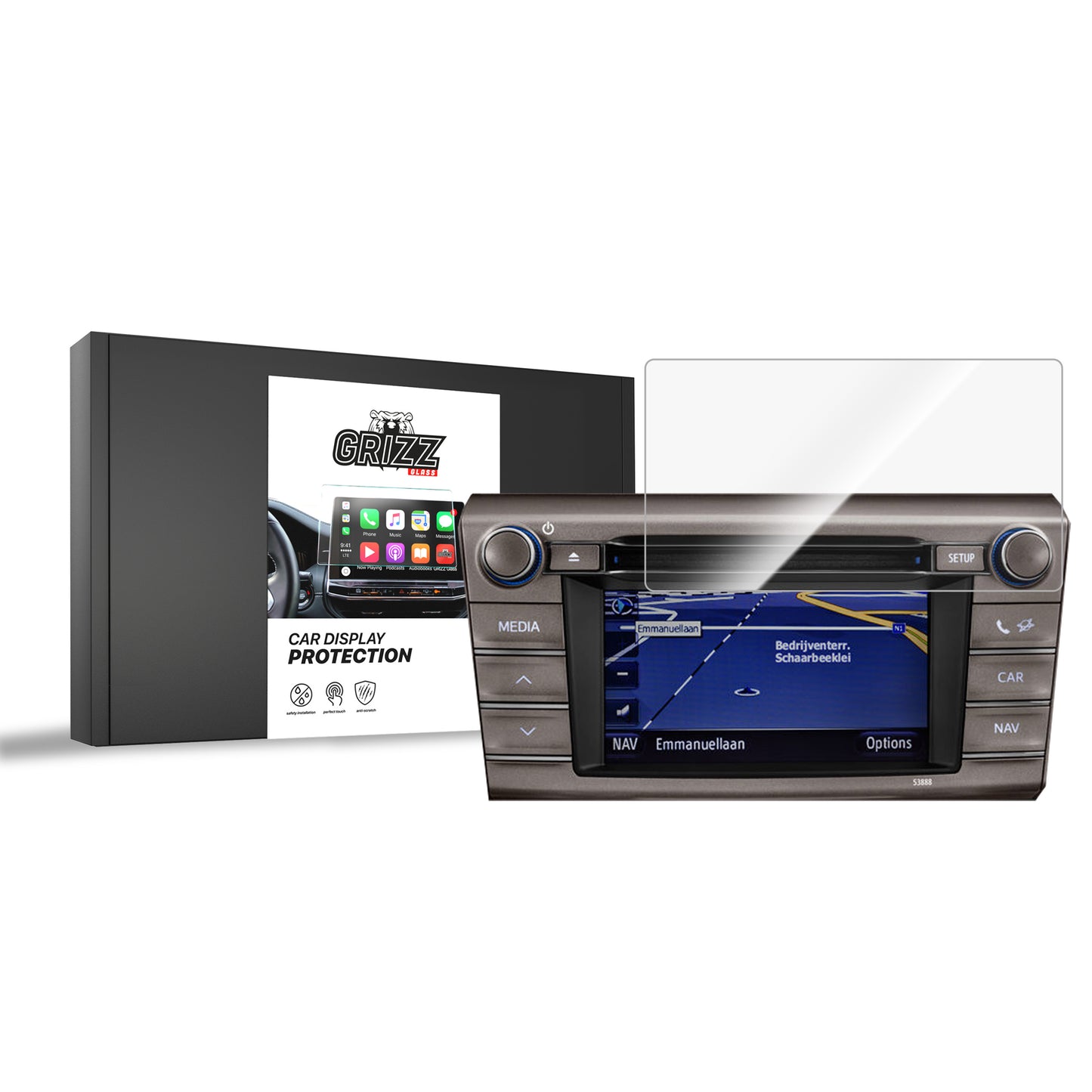 Ceramic screen film Toyota RAV4 4 (2013-2018) 150 x 90 Grizz