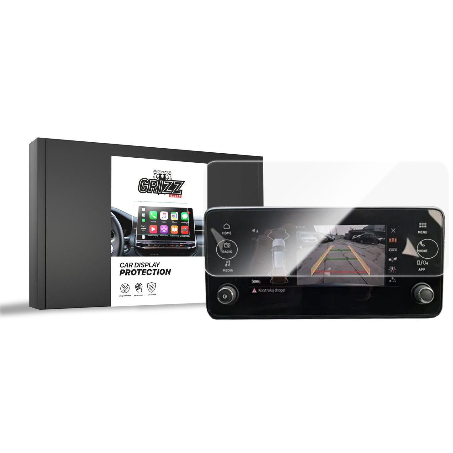 Ceramic screen film Skoda Scala 8,25" Bolero (2024-2025) Grizz