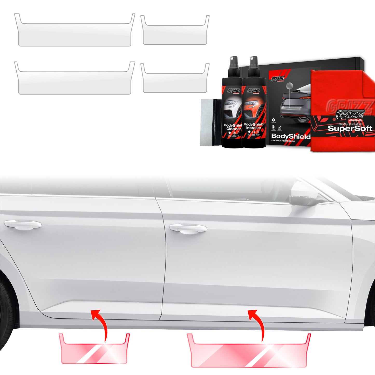 4in1 Protective film for sills for Skoda Superb 3 Combi (2015-2019)