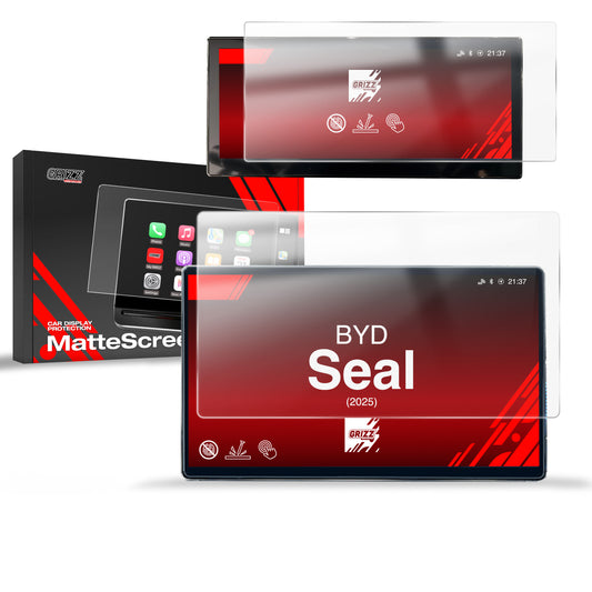 2in1 Anti-fingerprint screen film BYD Seal (2025) Matte Grizz