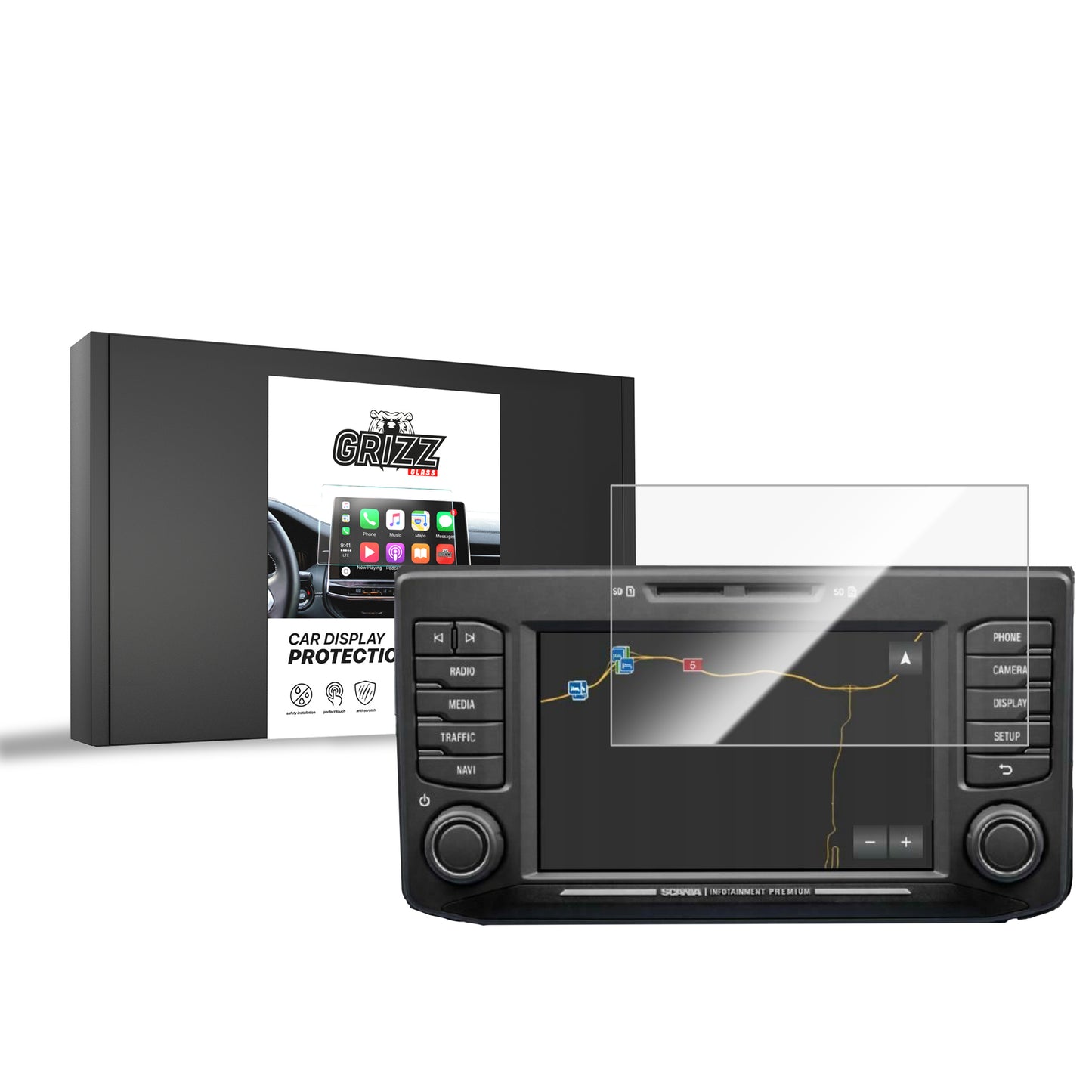 Ceramic screen film Scania G 8" Grizz