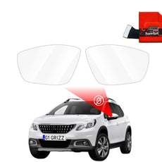 Rainproof film for mirrors for Peugeot 2008 (2013-2019)