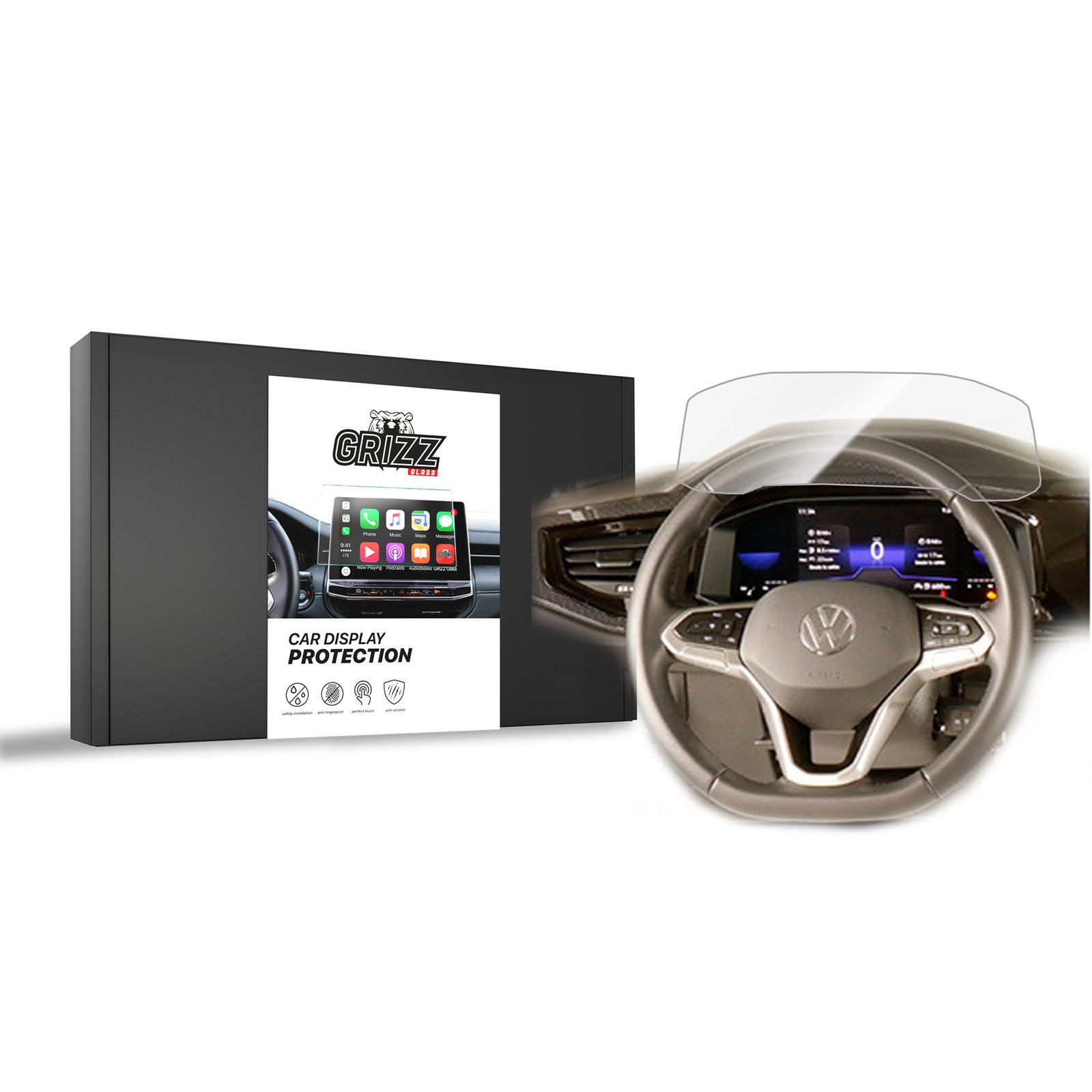 Keraminė apsauginė plėvelė skirta Volkswagen Polo Digital Cockpit 8" (2023-2024)
